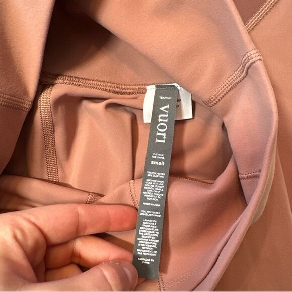 Vuori Colorblock Studio Legging Women's Small Light Terra Cotta High Rise *flaws - Picture 9 of 14